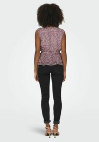 ONLY WICKELEFFEKT SCHÖSSCHEN - Blusa - festival fuchsia