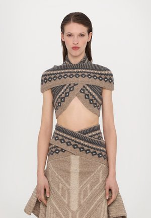 MÖBIUS PONCHO - Top - earth