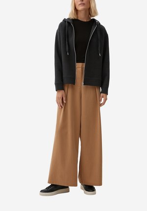 Zip-up sweatshirt - schwarz