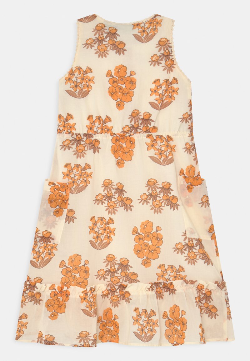 Kinder Shirts & Tops | Mini Rodini FLOWERS FLOUNCE DRESS Blusenkleid beige - BT24006 Kinder Shirts & Tops | Mini Rodini FLOWERS FLOUNCE DRESS Blusenkleid beige - BT24006
