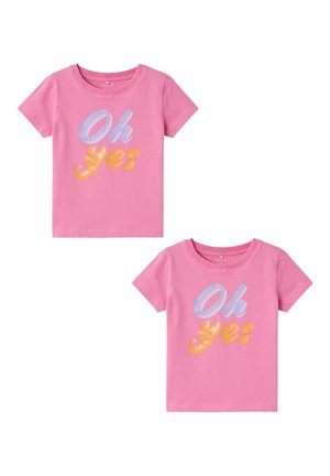 Name it 2 PACK - Print T-shirt - rosa