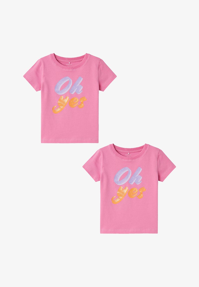 Name it 2 PACK - Print T-shirt - rosa