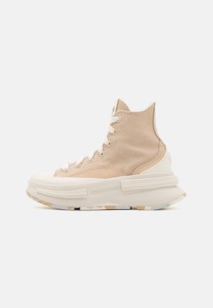 Baskets montantes - beige