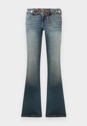 Hollister Co. TREND DROP SANTA MONICA - Platėjantys džinsai - blue denim