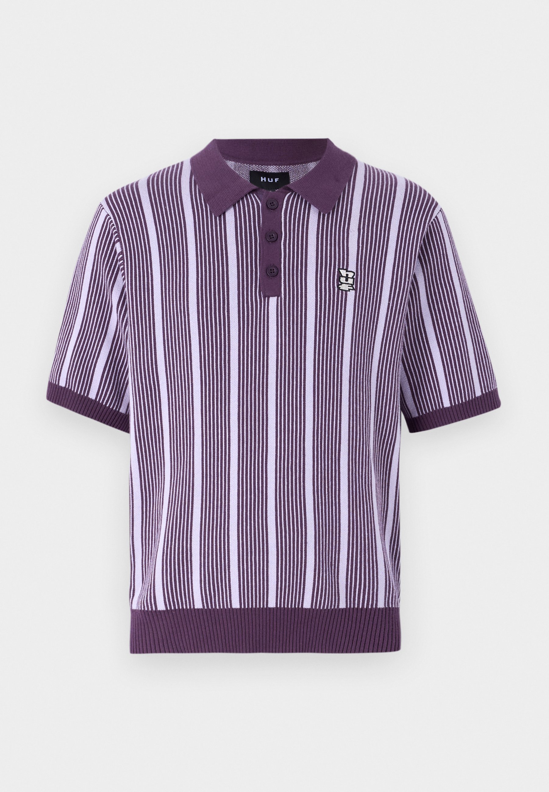 HUF TRACE STRIPE TOP UNISEX - Polo shirt - dust purple