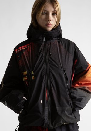 MONSIEUR BONHEUR WASTED WINDBREAKER UNISEX - Zimná bunda - black