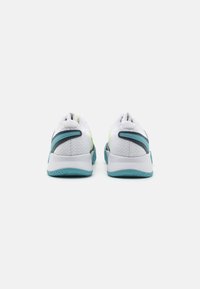 Nike Performance COURT LITE 4 - Tenisice za sve terene - white/volt/armory navy/denim turquoise