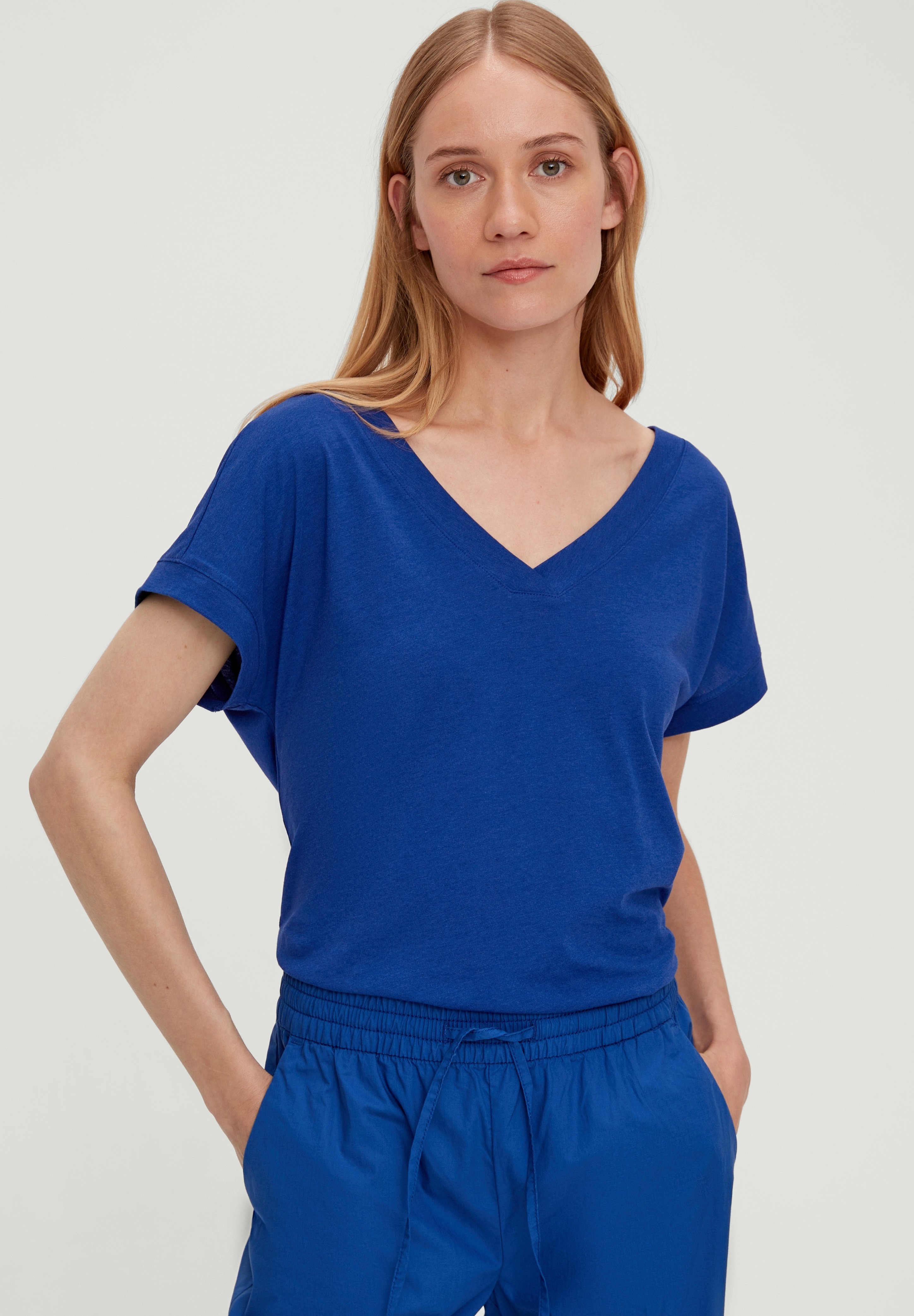 S.Oliver T-Shirt Donna In Viscosa Elasticizzata – Morbida, Fluida E Dalla Vestibilità Rilassata, Capo Base Per Ogni Giorno, Colore E Taglia A Scelta