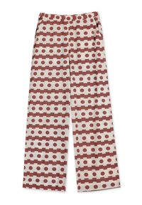 GEOMETRIC - Pantalones - brown