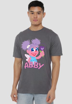 SESAME STREET FLAT ABBY - T-Shirt print - anthracite