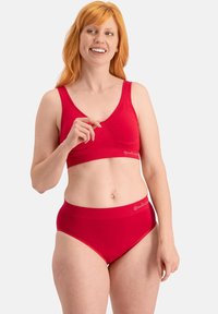 Bamboo Basics 3 PACK - SEAMLESS FULL - Slip - red