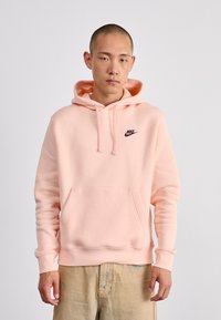 Nike Sportswear CLUB HOODIE - Majica s kapuljačom - washed coral
