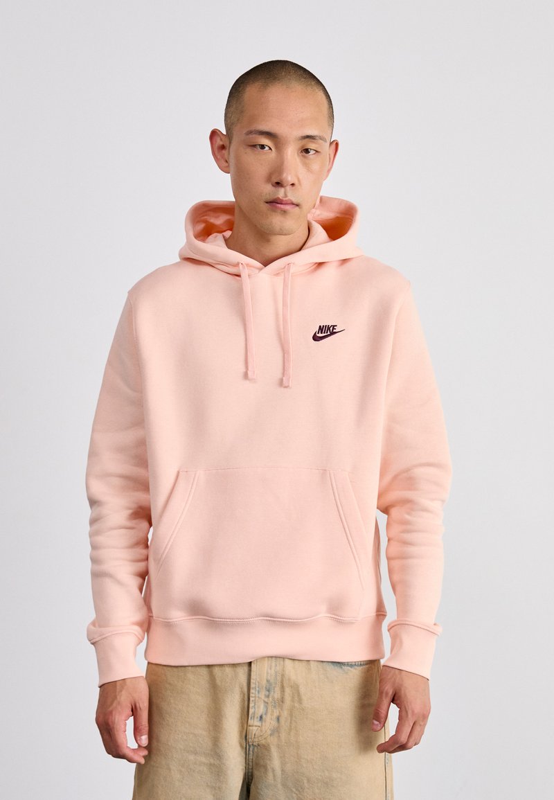 Nike Sportswear CLUB HOODIE - Majica s kapuljačom - washed coral