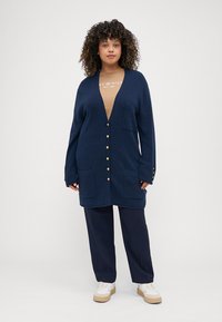 Tommy Hilfiger Curve LONG - Cardigan - dark night navy