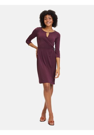 MIT 3/4 ARM - Etui-jurk - dark aubergine