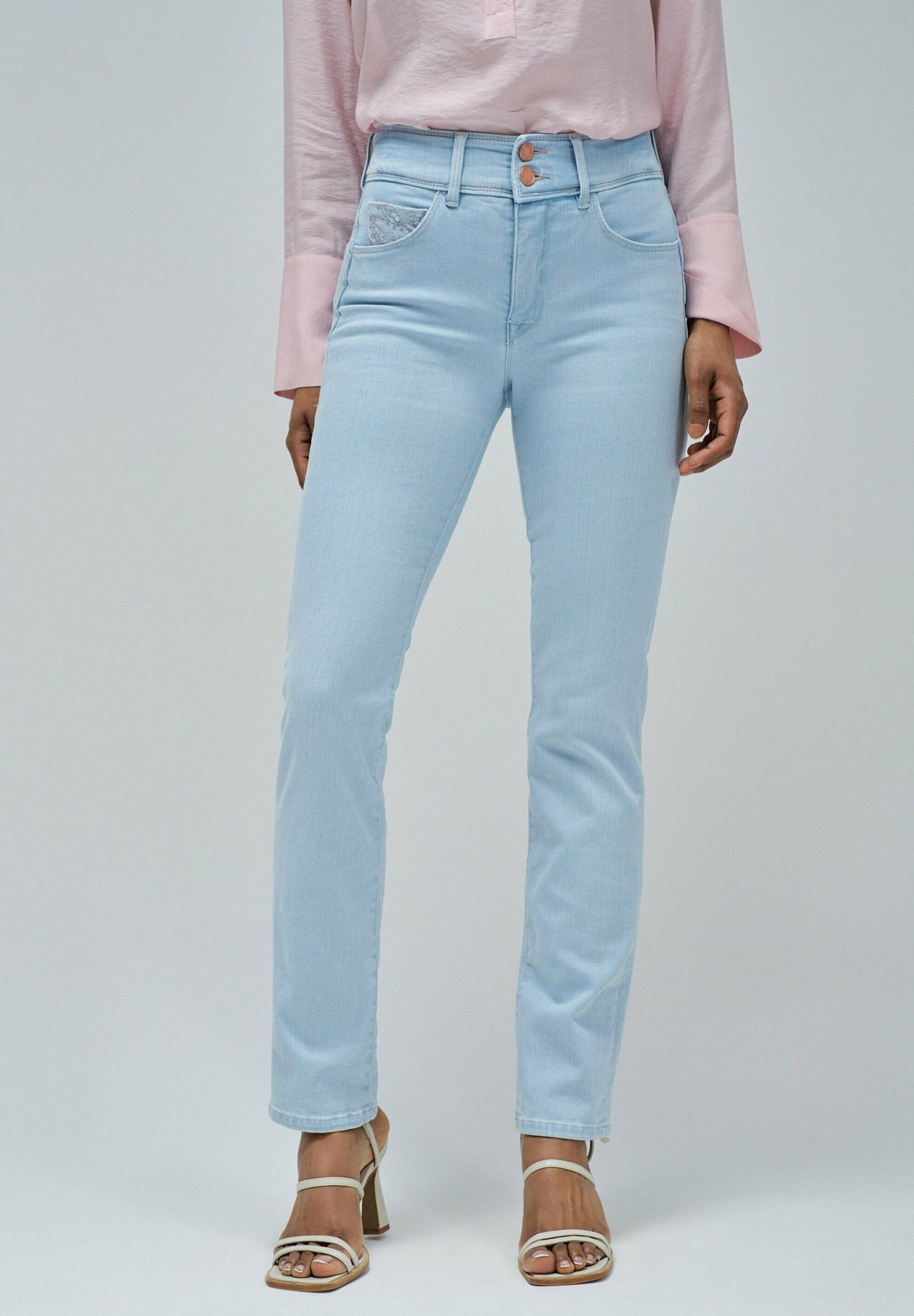 Salsa Jeans SECRET IN CROPPED SLIM Vaqueros slim fit blau/azul