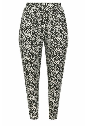 Yours Clothing, WOMEN'S HAREM TROUSERS - Bukser - black