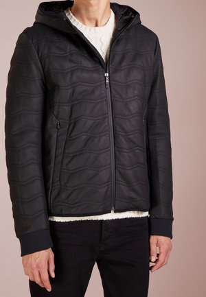 Lederjacke - black