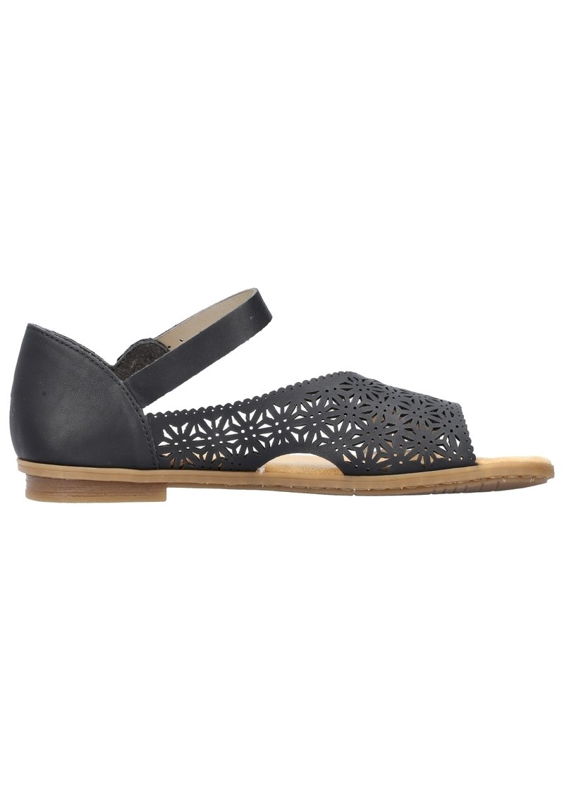 Damen Riemchensandalen | Rieker Riemensandalette black/schwarz - YT99913 Damen Riemchensandalen | Rieker Riemensandalette black/schwarz - YT99913