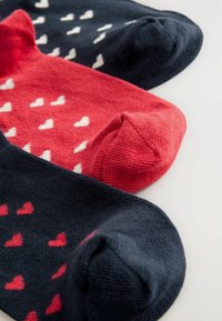 Next HEARTS 3 PACK - Sokid - navy red