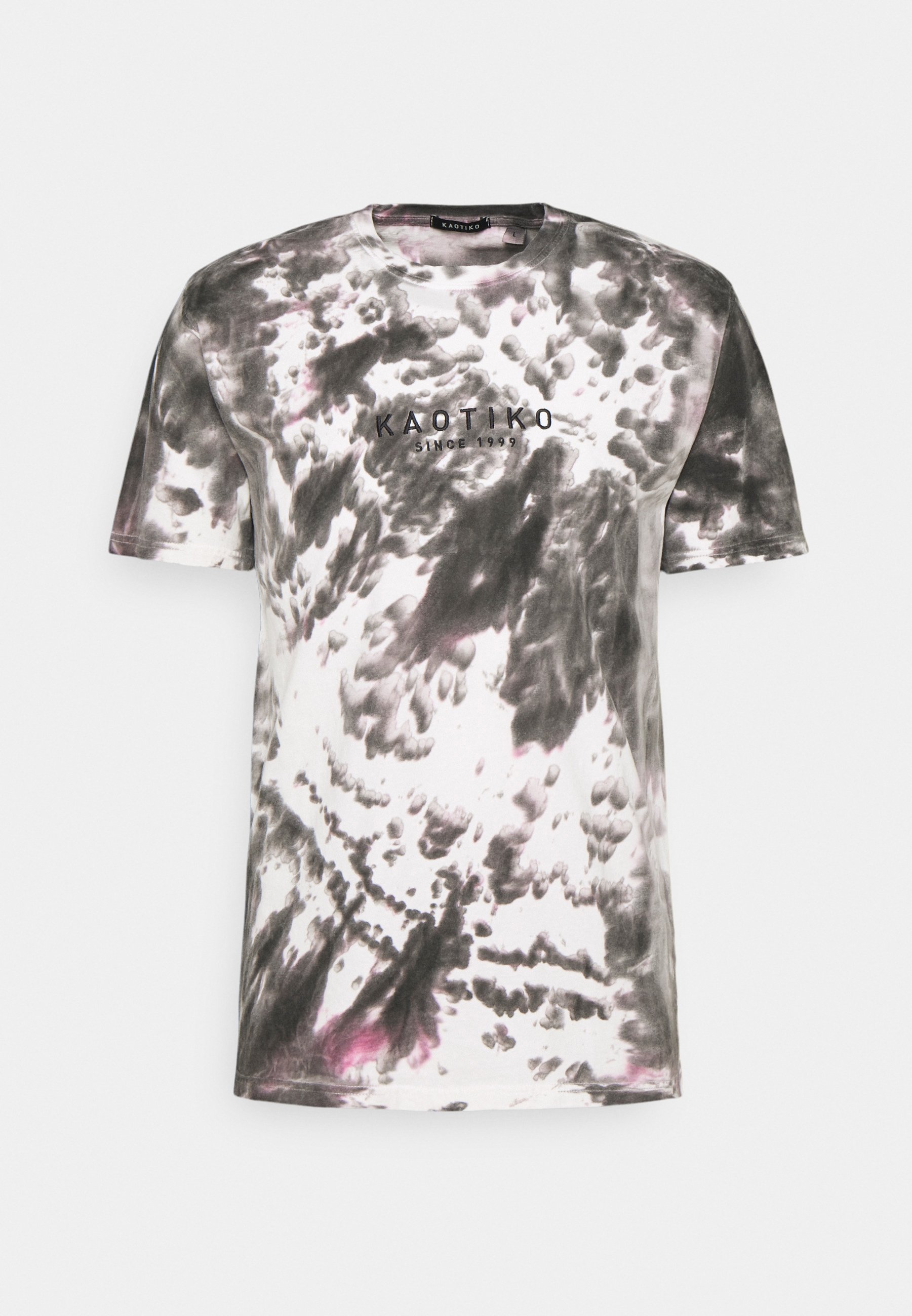 Kaotiko TIE DYE - T-Shirt print - black 