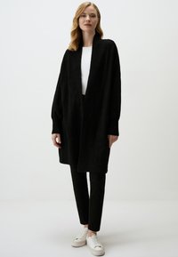 Jimmy Key COZY   OPEN FRONT  - Strickjacke - black