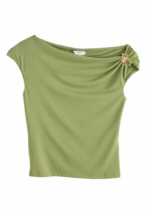 Next, T-shirts print - sage green