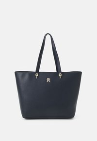 Tommy Hilfiger EMBLEM TOTE - Tote bag - space blue