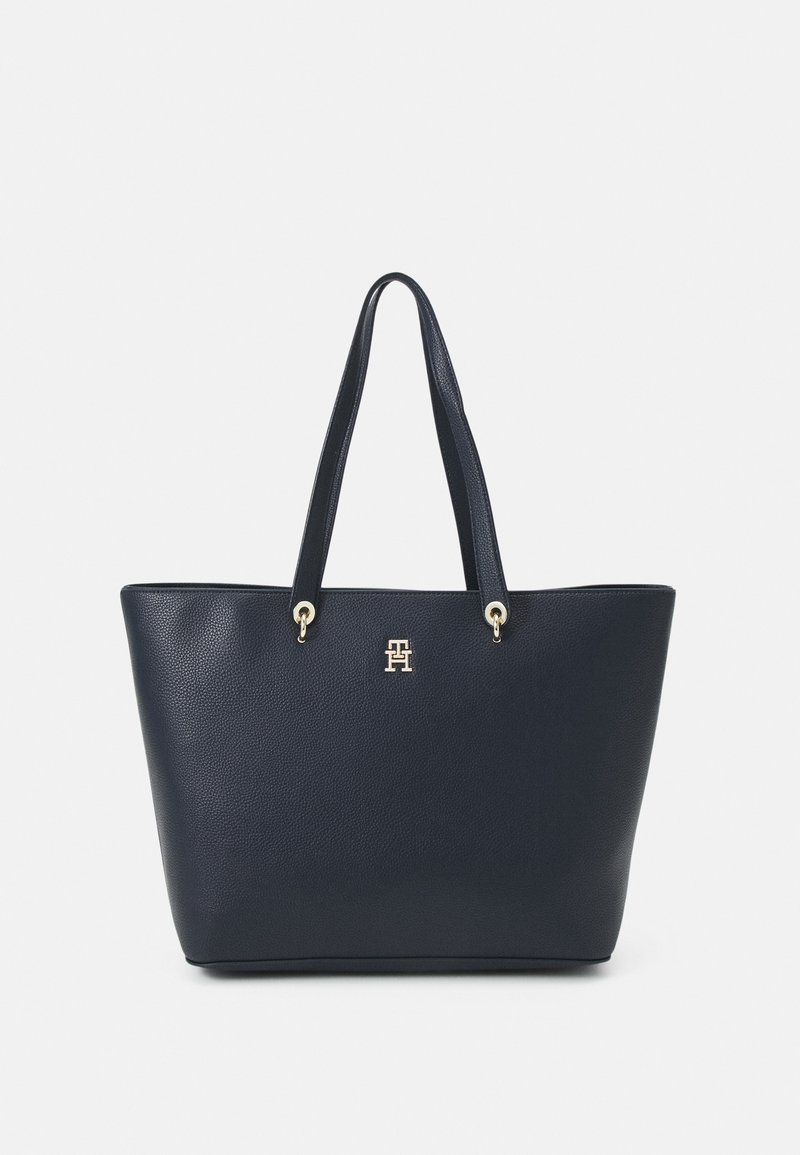 Tommy Hilfiger EMBLEM TOTE - Tote bag - space blue