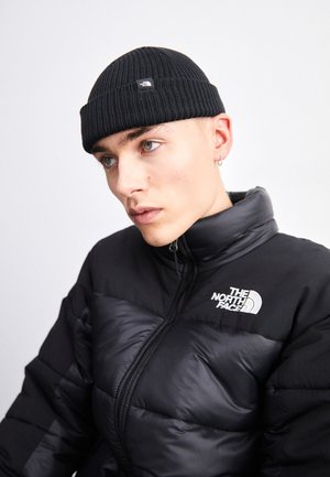 FISHERMAN BEANIE UNISEX - Adīta cepure - black