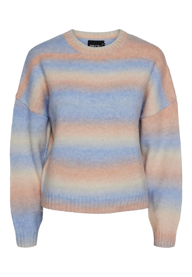 Pieces Strickpullover nude