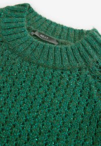 Next SEQUIN HALF SLEEVE - Pulóver - green emerald sparkle