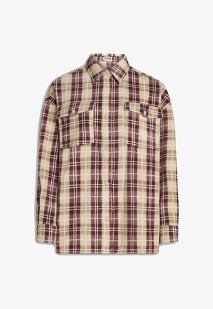 O'Neill, O'RIGINALS SUPERFLEECE SHIRT - Φλις μπουφάν - beige check flannel