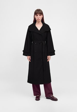 Gina Tricot Tall, TALL HIGH NECK - Trenchcoat - black