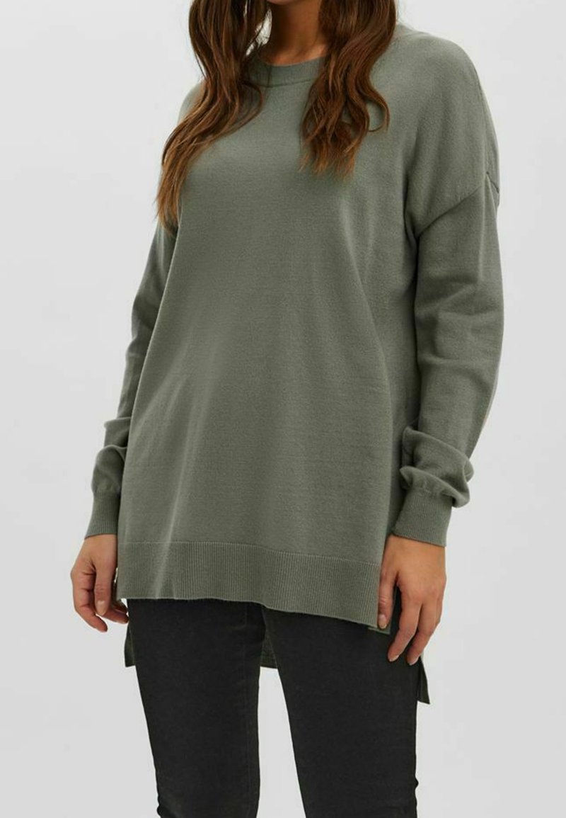 Vero Moda Strickpullover - mottled green