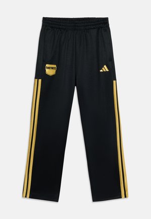 adidas Performance, J FORTNITE UNISEX - Tracksuit bottoms - black/gold-coloured