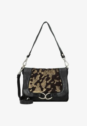 Campomaggi SCHULTER 26 CM - Borsa a mano - cioccolato oro t nero