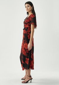 SÁVEL LEXIE MIDI  - Day dress - red vintage bloom