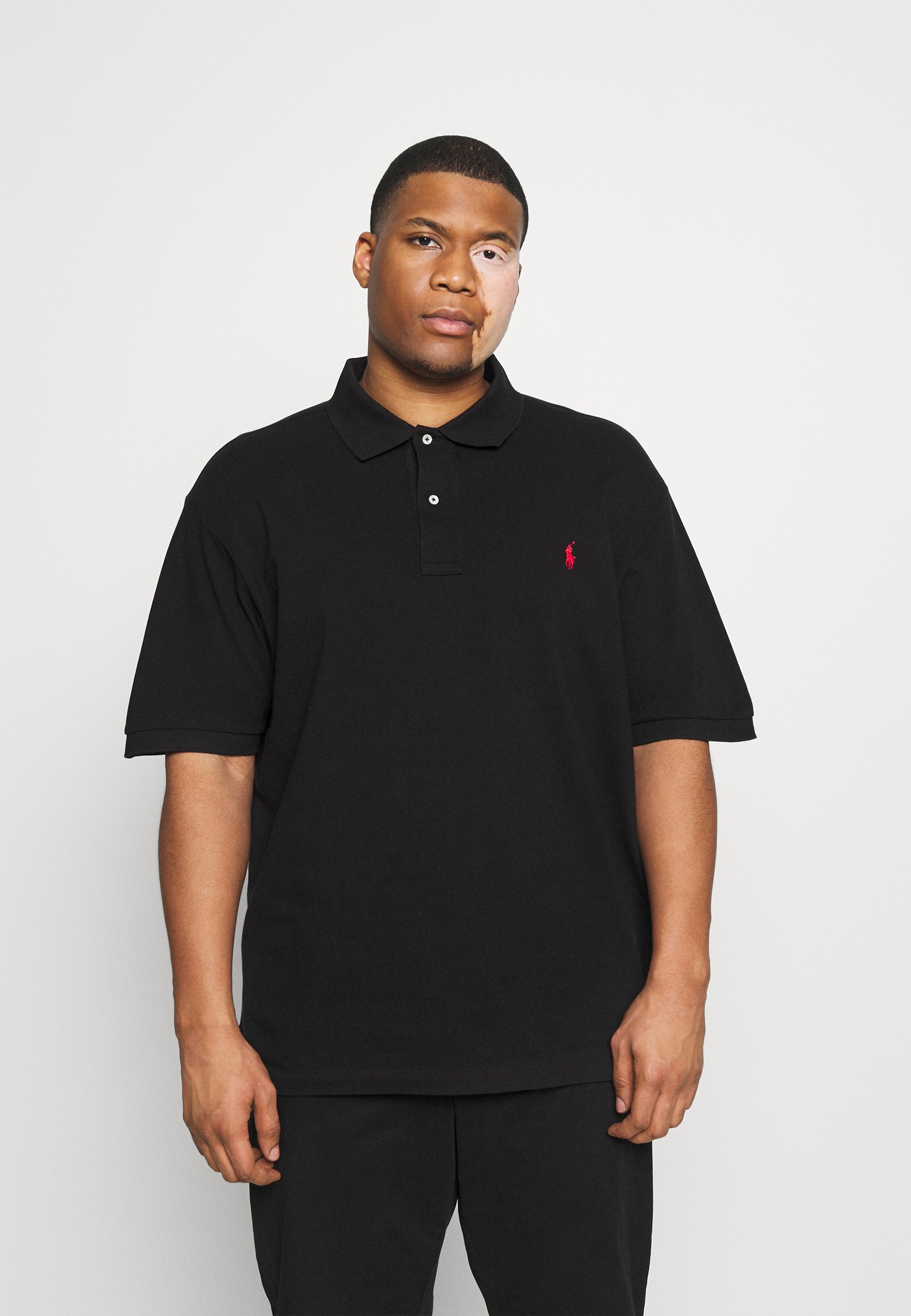 Polo Ralph Lauren Big & Tall CLASSIC FIT MESH POLO SHIRT - Polo shirt -  black 