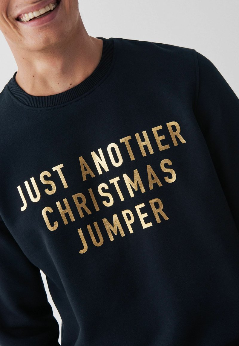 Next CHRISTMAS NASA - Sweatshirt - black gold/mottled black - Zalando.de
