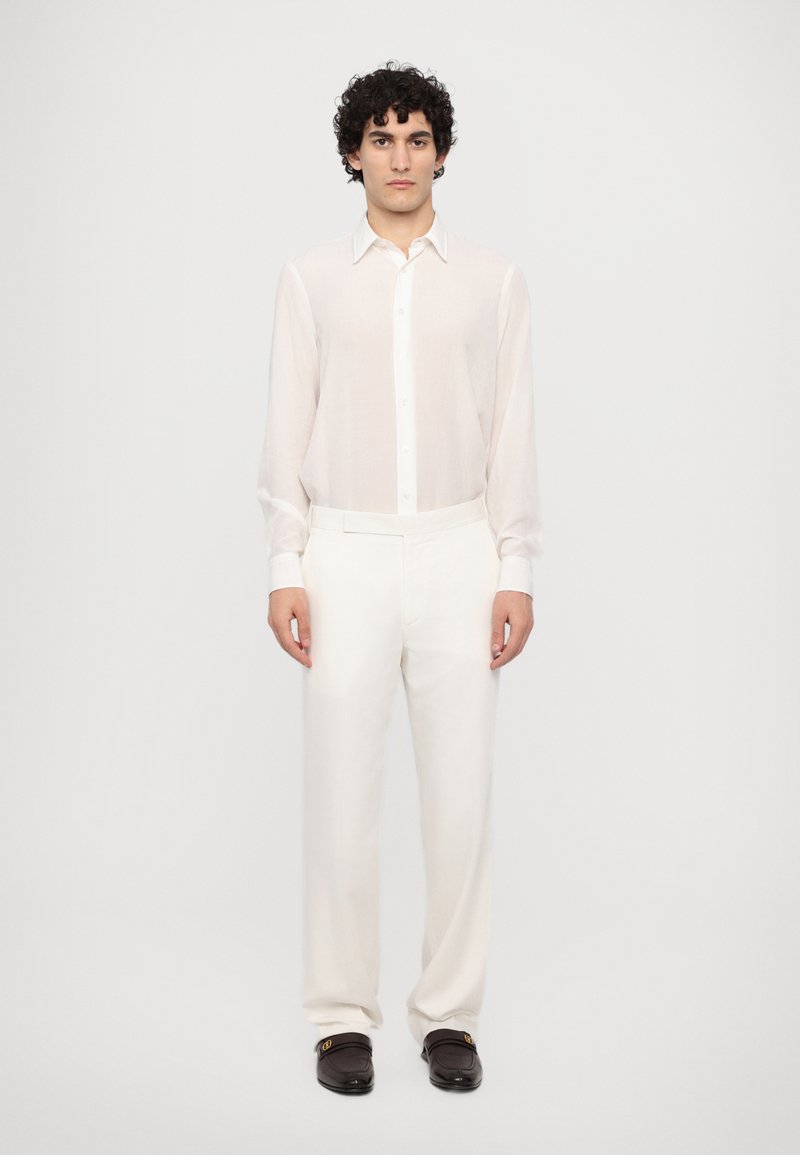 LARDINI - PANTALONE UOMO DROP - Trousers - ecru, Enlarge