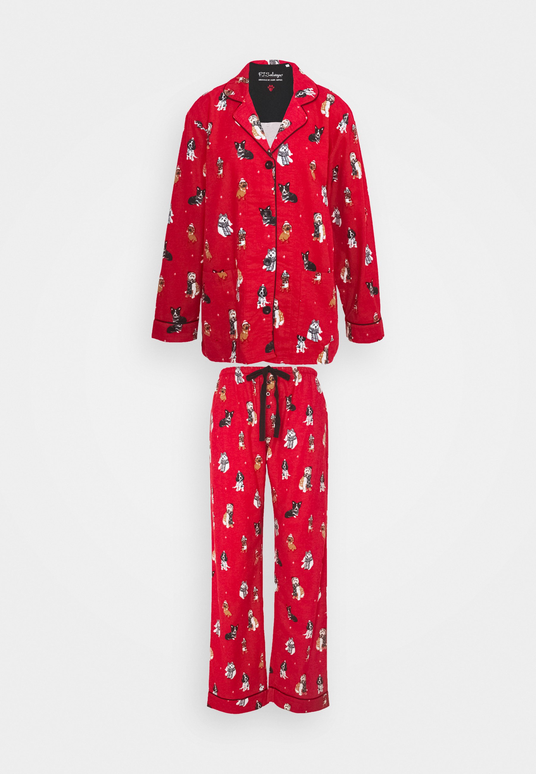 Pj Salvage Baking Spirits Bright Set Pyjamas Red Zalando Ie