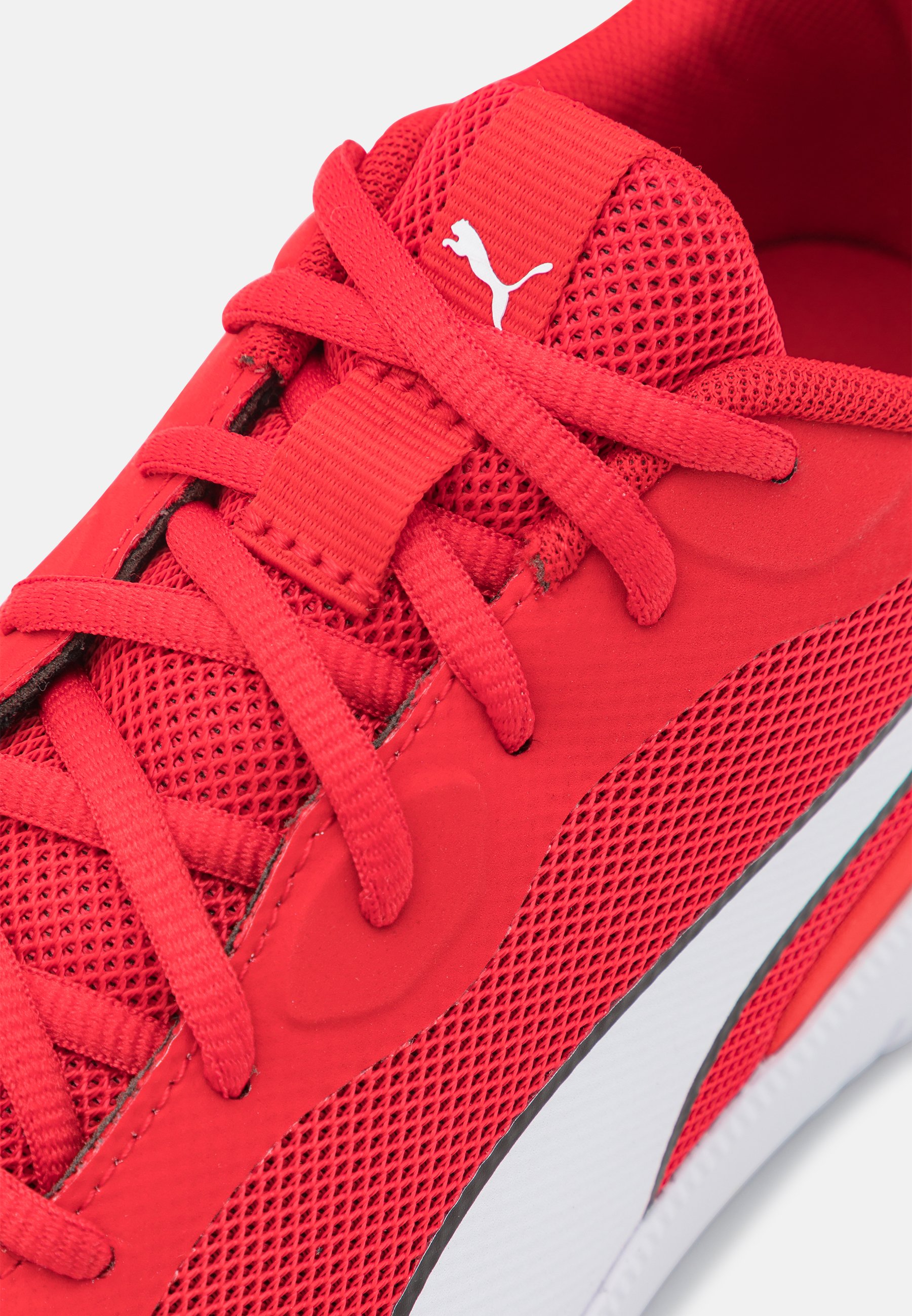 puma red black and white