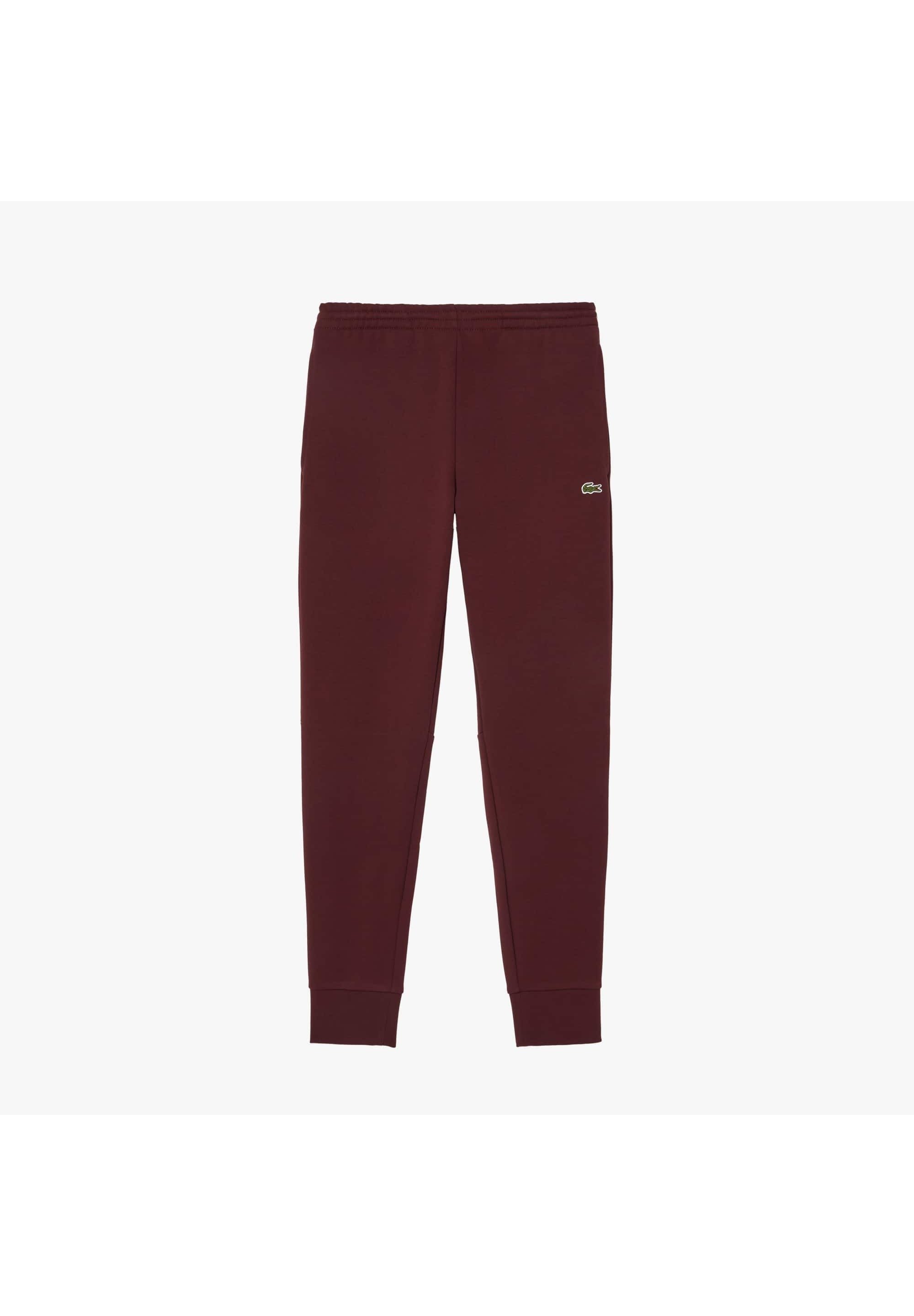 Lacoste Pantalon de survêtement expresso/bordeaux