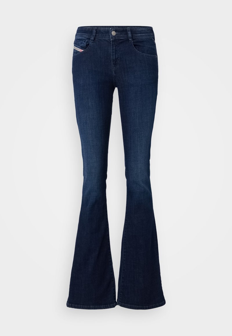 Diesel Flared Jeans blauw denim/bluedenim