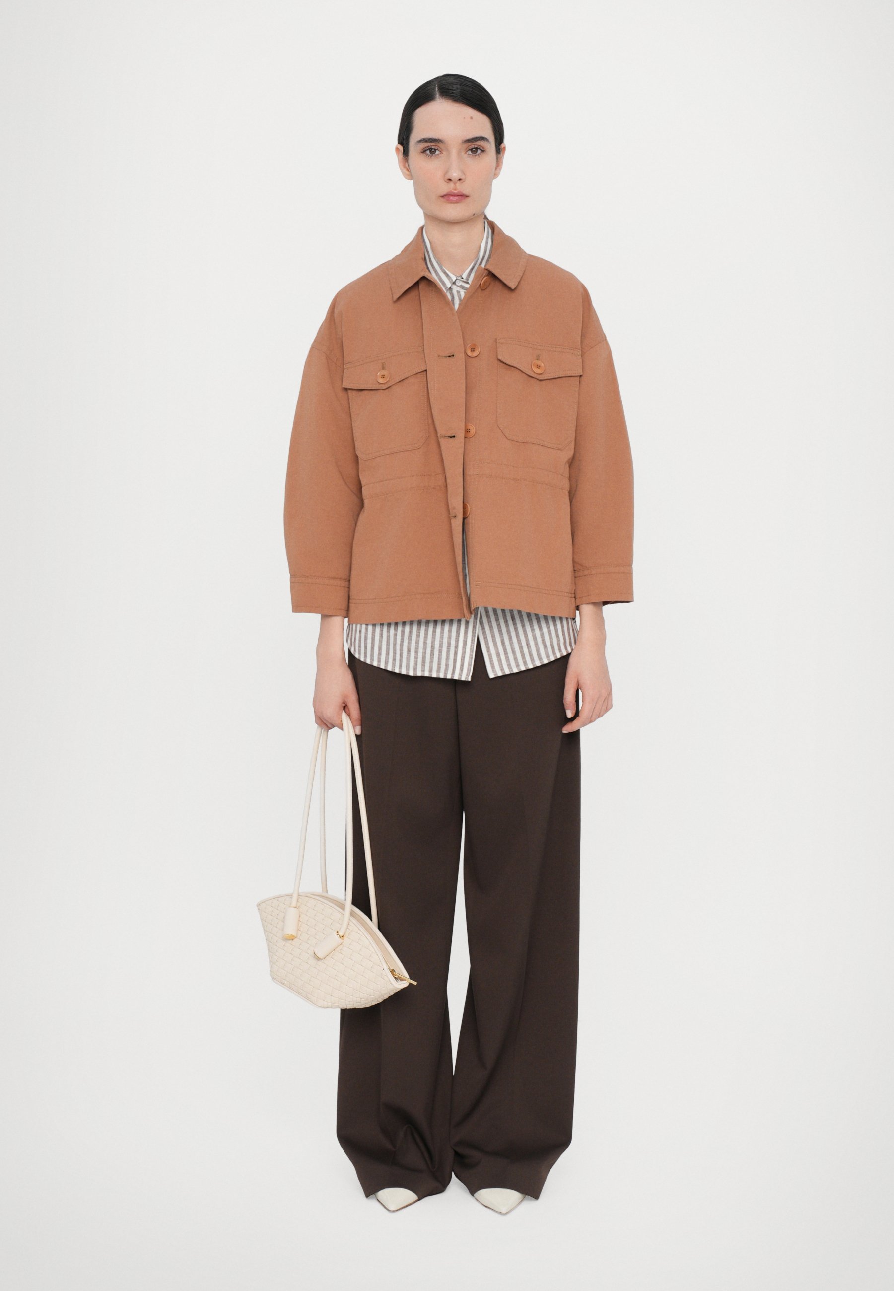 ★Weekend Max Mara★Eger コットン＆リネンジャケット WEEKEND MaxMara EGER - Summer jacket - desert/light brown