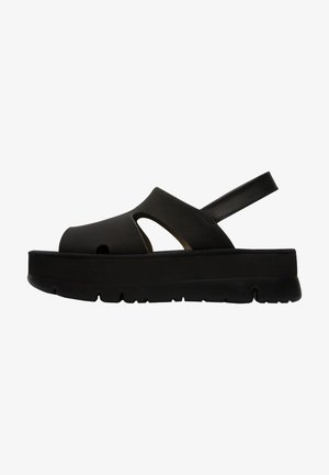 ORUGA UP - Walking sandals - black