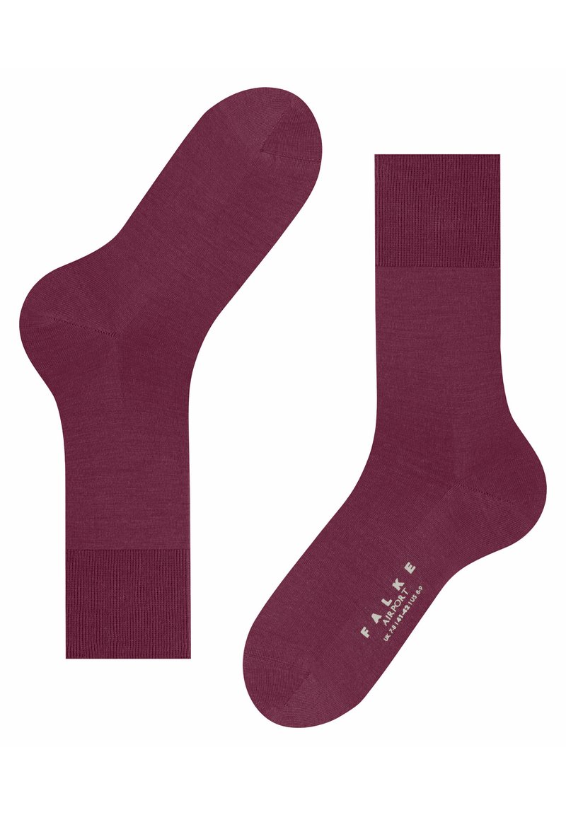 FALKE AIRPORT - Socken - red plum