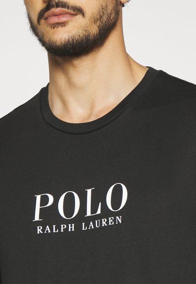 Polo Ralph Lauren CREW SLEEP - Pyžamový vrchný diel - black