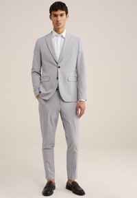 WE Fashion THE FLEX SUIT - Kostiuminės kelnės - grey